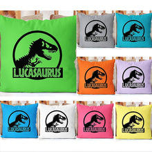 Load image into Gallery viewer, Personalize Name Cushion Dinosaur 01