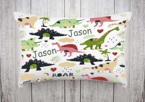 Personalize Name Dinosaur Pillow II04