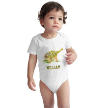 Load image into Gallery viewer, Personalized Baby Onesie Dinosaur I11