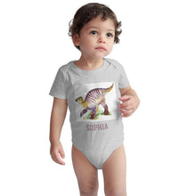 Load image into Gallery viewer, Personalized Baby Onesie Dinosaur I06