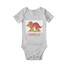 Load image into Gallery viewer, Personalized Baby Onesie Dinosaur I04