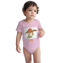 Load image into Gallery viewer, Personalized Baby Onesie Dinosaur I03