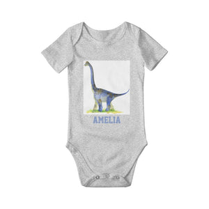Personalized Baby Onesie Dinosaur I02