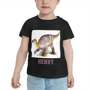 Personalized Kids Tee Dinosaur I07