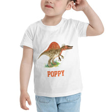Load image into Gallery viewer, Personalized Kids Tee Dinosaur I10