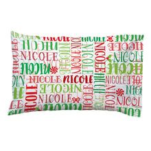 Load image into Gallery viewer, Personalized Signature Style Holiday Pillowcase II08