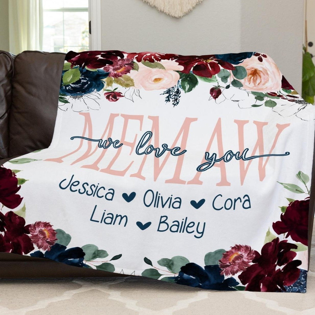 Personalized  Flora Blanket 21