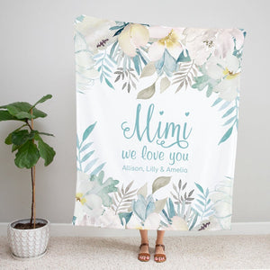 Personalized  Flora Blanket 29