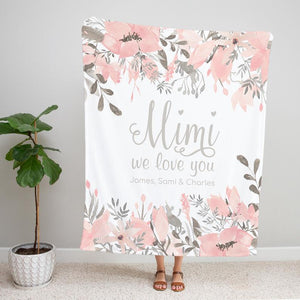 Personalized  Flora Blanket 28