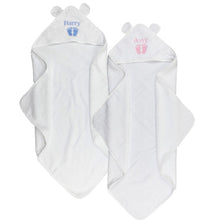 Load image into Gallery viewer, Personalized Hooded Baby Bath Towel