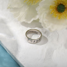 Load image into Gallery viewer, 誕生花 名入れ 刻印 リング