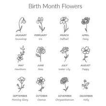 Load image into Gallery viewer, 誕生花 名入れ 刻印 リング