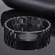 Load image into Gallery viewer, Personalized Stainless Steel Bracelets