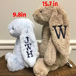 Embroidered Plush Bunny With Child's Name