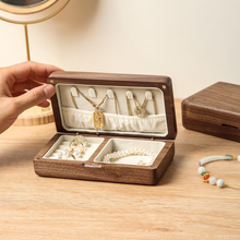 Load image into Gallery viewer, Personalized Wooden Jewelry Box