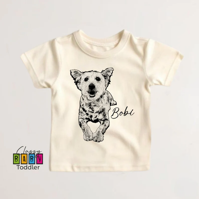 Personalized Pet Portrait Toddler TShirts