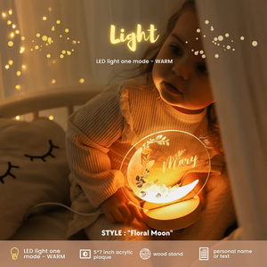 Personalized Night Light for Kids