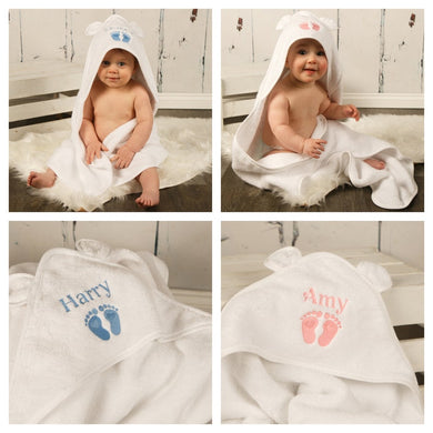 Personalized Hooded Baby Bath Towel