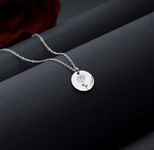 Load image into Gallery viewer, 誕生花 誕生石 名入れ 刻印 ネックレス