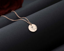 Load image into Gallery viewer, 誕生花 誕生石 名入れ 刻印 ネックレス