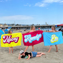 Load image into Gallery viewer, Personalized Beach Towels V22