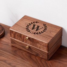 Load image into Gallery viewer, Personalized Wooden Jewelry Box