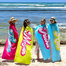 Load image into Gallery viewer, Personalized Beach Towels V22