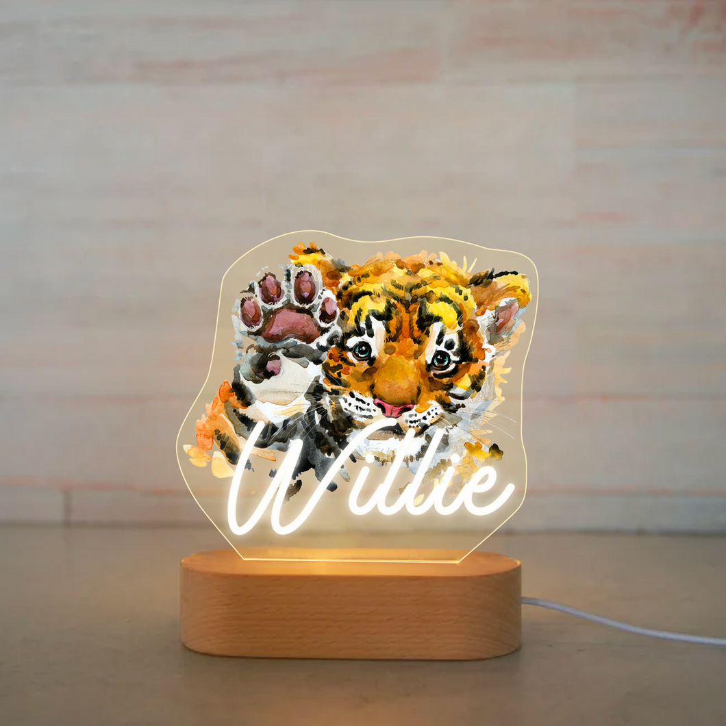 Custom Colorful Animal Night Lights -III09 Tiger