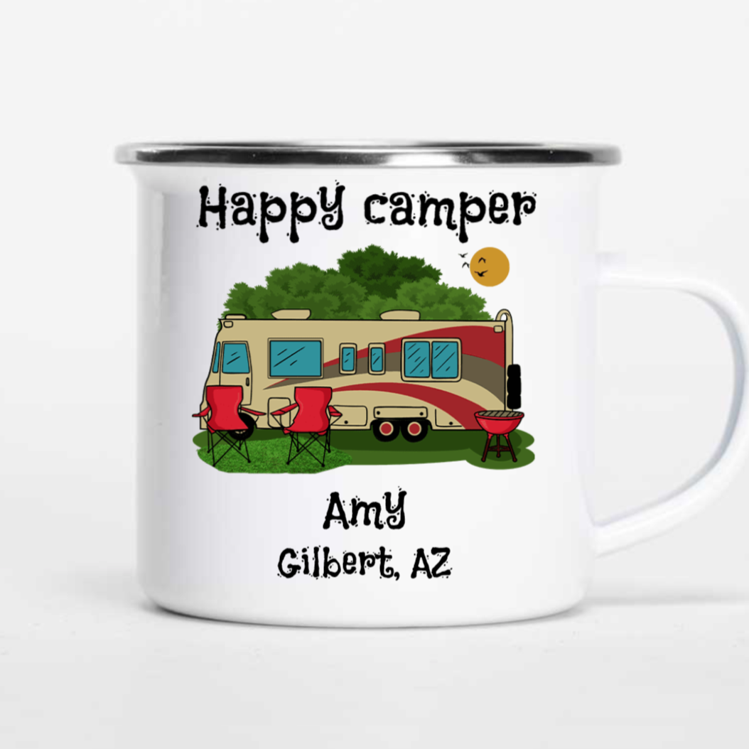 Personalized Happy Campers Mugs I10