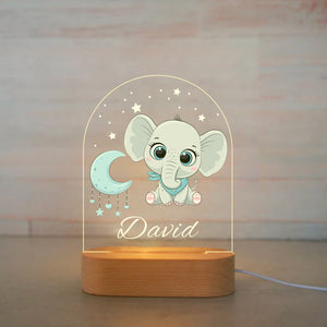 Custom Colorful Animal Night Lights -III15 Elephant