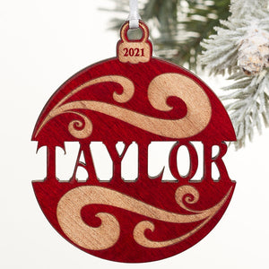 Personalized Christmas Ornament I10 Wood