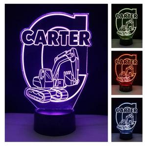 Custom Truck Night Lights with Name 16 Colors IV11