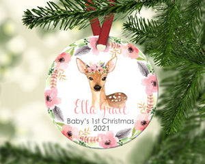 Personalized Christmas Ornament Animal I11-Deer