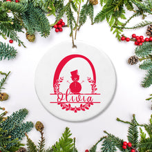 Load image into Gallery viewer, Personalized Christmas Ornament III09