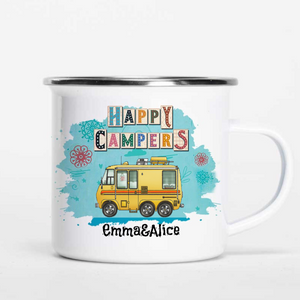 Personalized Happy Campers Mugs - Truck I16