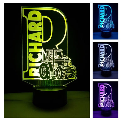 Custom Truck Night Lights with Name 16 Colors IV18