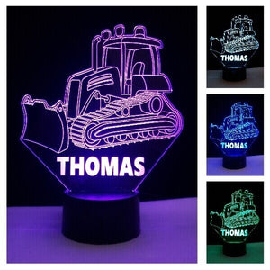 Custom Truck Night Lights with Name 16 Colors IV01
