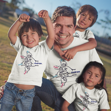 Load image into Gallery viewer, Dad and Kids Matching Shirt Bump Fist
