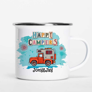 Personalized Happy Campers Mugs - Truck I14