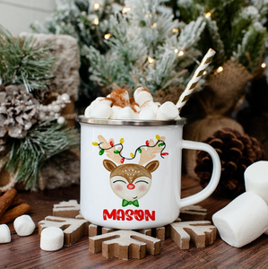 Personalized Christmas Mug II08-Reindeer