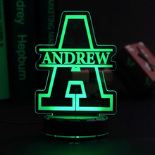 Load image into Gallery viewer, Personalized Children&#39;s Night Light with Name-Letter