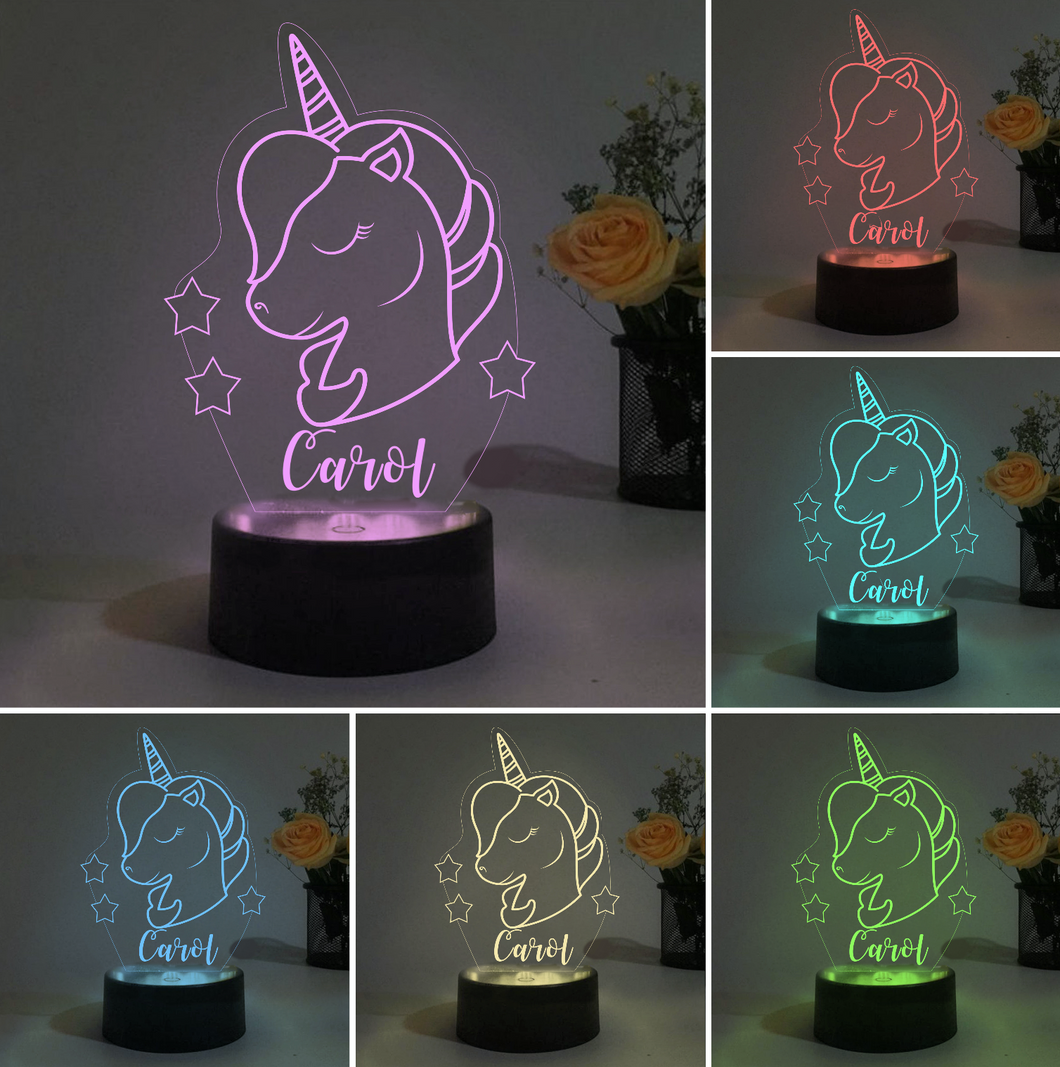 Custom Unicorn Night Lights I06