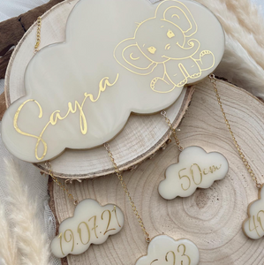 Personalized Baby Cloud With DOB