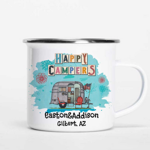 Personalized Happy Campers Mugs - Truck I20