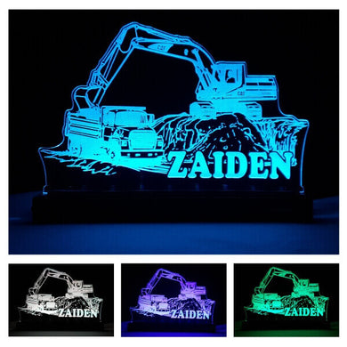 Custom Truck Night Lights with Name 16 Colors IV22