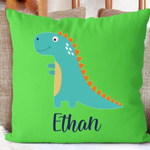 Load image into Gallery viewer, Personalize Name Cushion Dinosaur 05