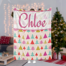 Load image into Gallery viewer, Personalized Christmas Blanket II28