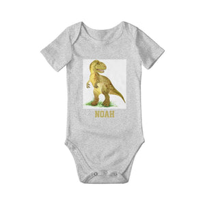 Personalized Baby Onesie Dinosaur I07