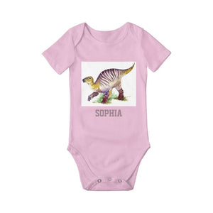 Personalized Baby Onesie Dinosaur I06