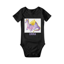Load image into Gallery viewer, Personalized Baby Onesie Dinosaur I05